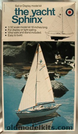 Entex 1/32 Yacht Sphinx for Sale or Static Display, 9005 plastic model kit